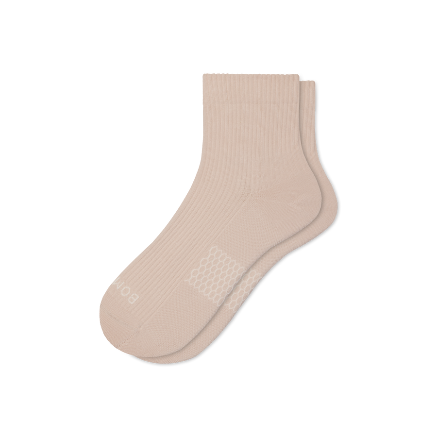 Women's Modern Rib Quarter Socks - Studio Office Cushion