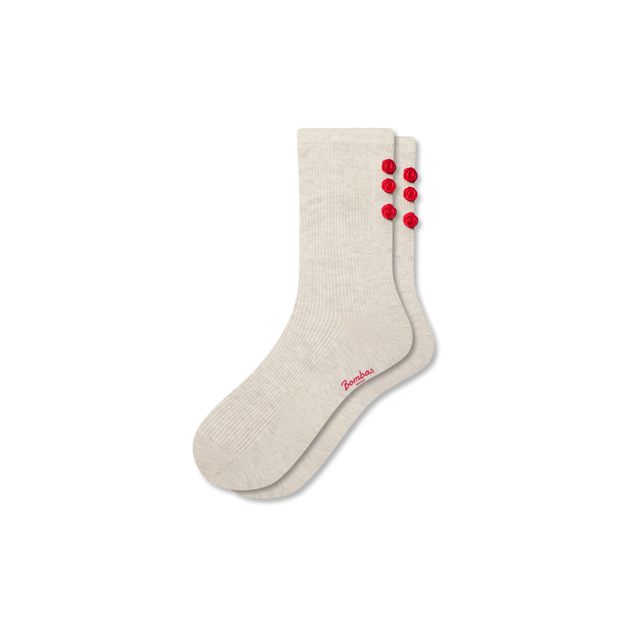 Women’s Hearts Lightweight Half Calf Socks - Trail Recovery Support