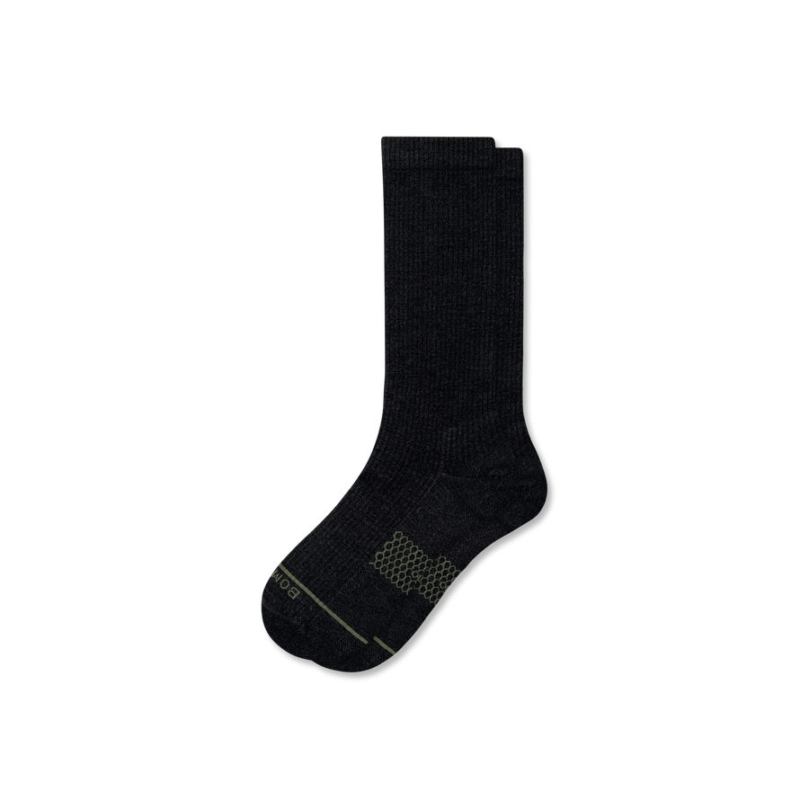 Women's Merino Wool Blend Modern Rib Calf Socks - Outdoor Crew Pair