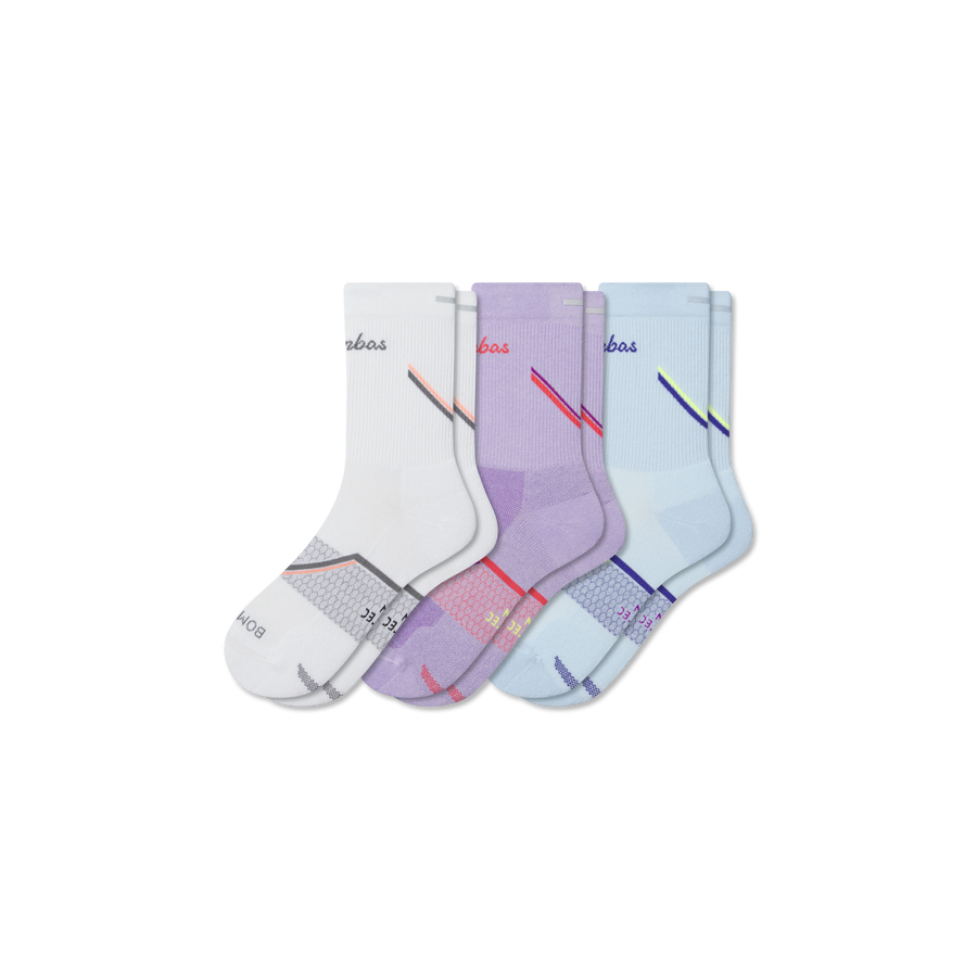 Women's Run Half Calf Sock 3-Pack - Fresh Crew Comfort