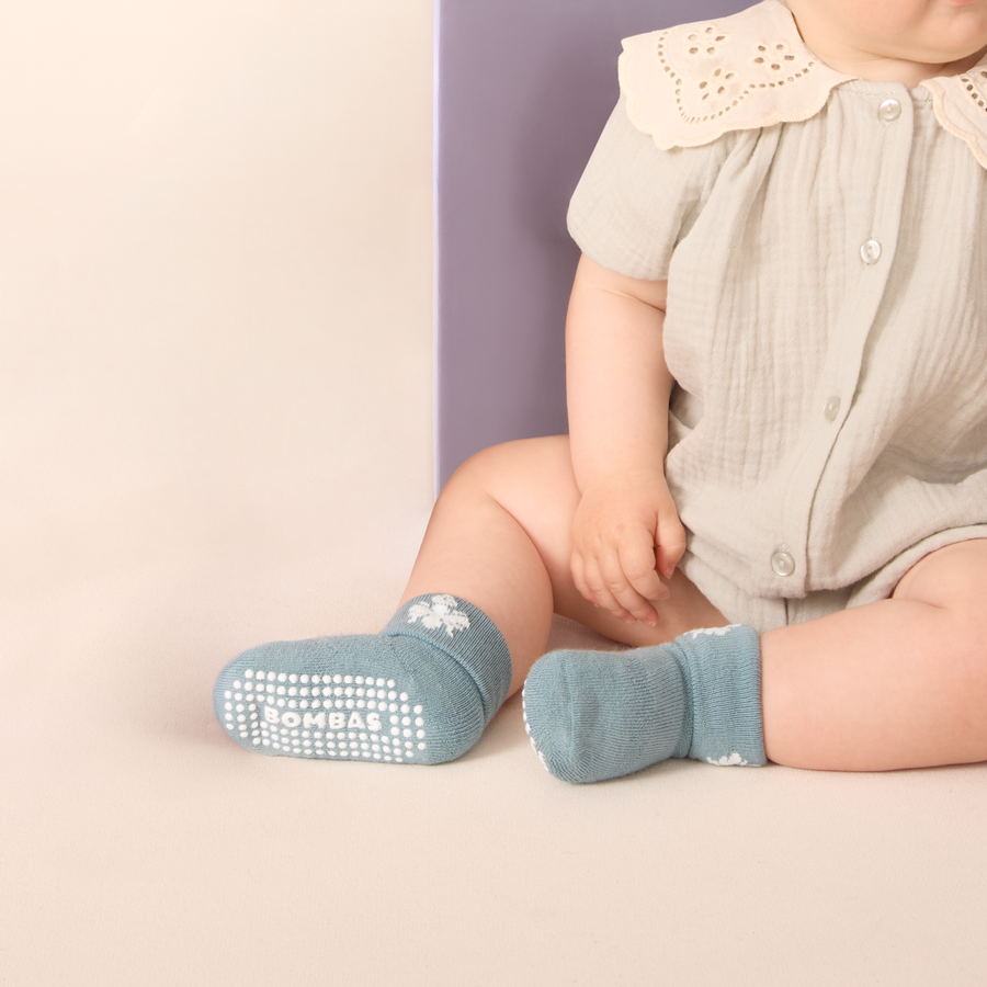 Baby Gripper Sock 4-Pack (6-12 Months) - Daily Hike Cushion