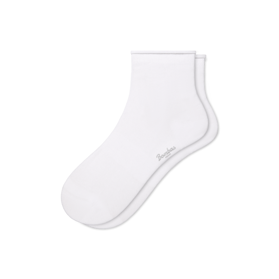 Women’s Roll Top Quarter Socks - Steady Studio Pair