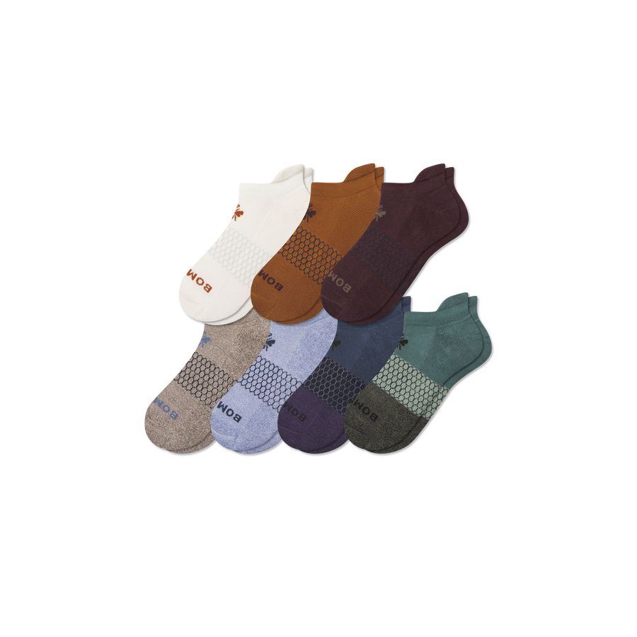 Men's Week of Bombas Ankle Sock 7-Pack - Everyday Low Cut Move