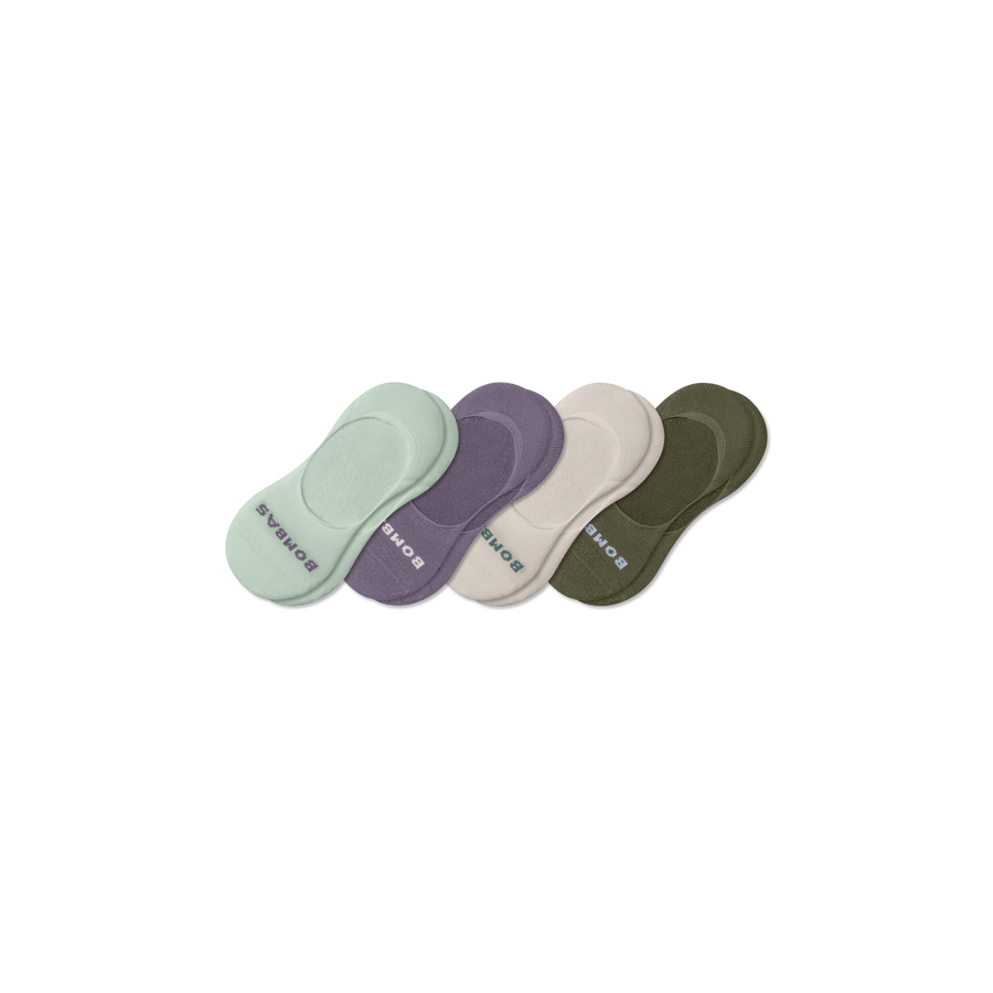 Women's Mid-Cut Cushioned No Show Sock 4-Pack - Easy Wear