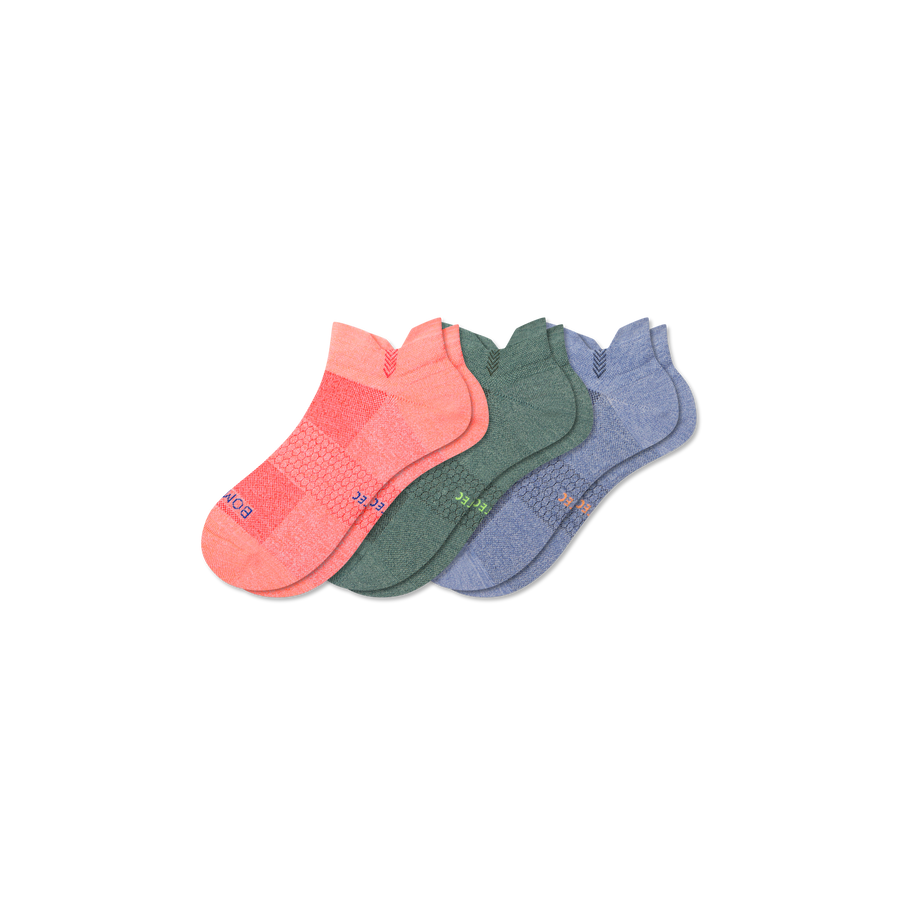 Women's UltraLite Sport Ankle Sock 3-Pack - Cushion Office Comfort