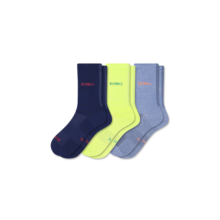 Women's UltraLite Sport Half Calf Sock 3-Pack - Comfort No Show Cushion