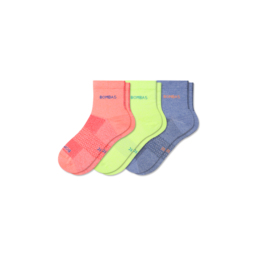 Women's UltraLite Sport Quarter Sock 3-Pack - Classic No Show Comfort