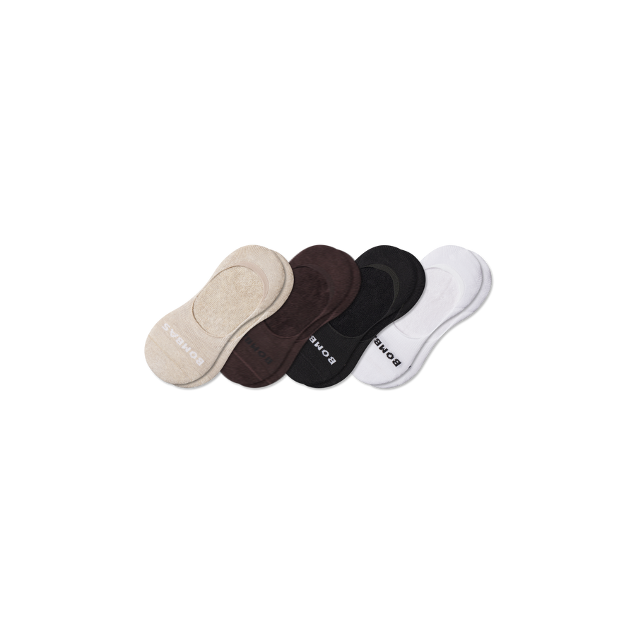 Men's Mid-Cut Cushioned No Show Sock 4-Pack - Light Office Move