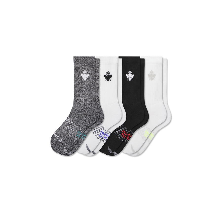 Youth All Sport Calf Sock 4-Pack - Breathable Studio Rotation