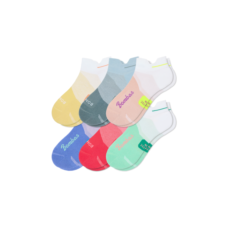 Women's Run Ankle Sock 6-Pack - Classic Hike Pair