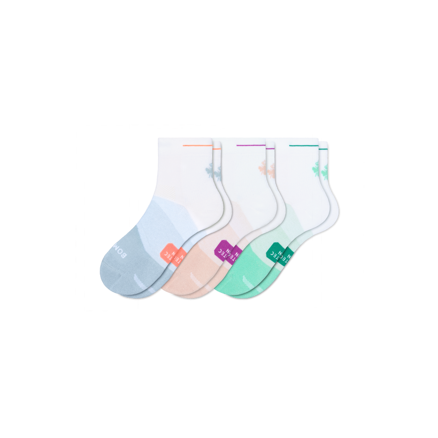 Women's Run Quarter Sock 3-Pack - Weekend Trail Rotation