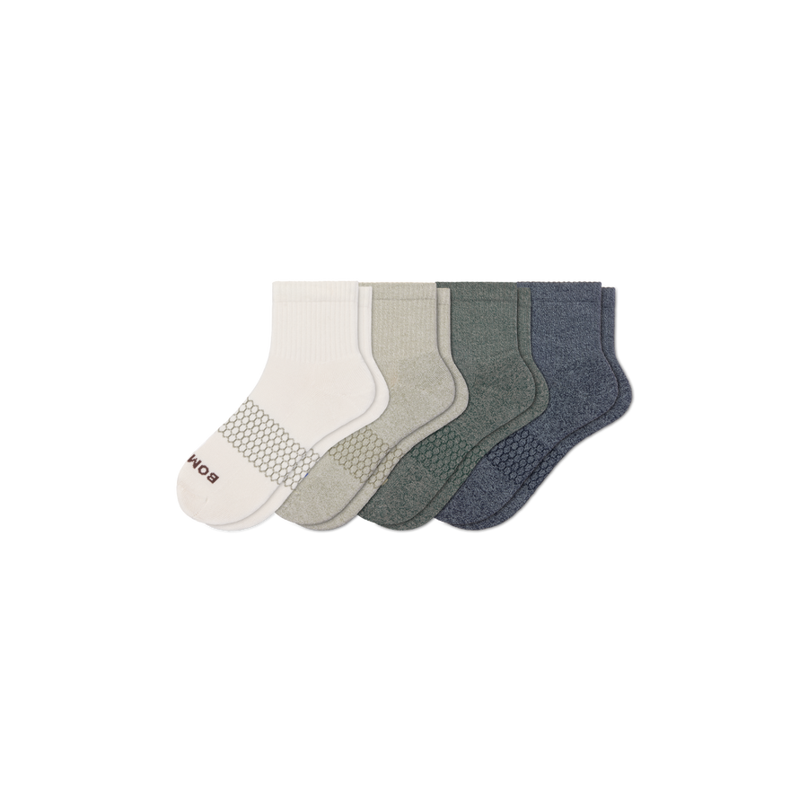 Men's Quarter Sock 4-Pack - Modern Court Move