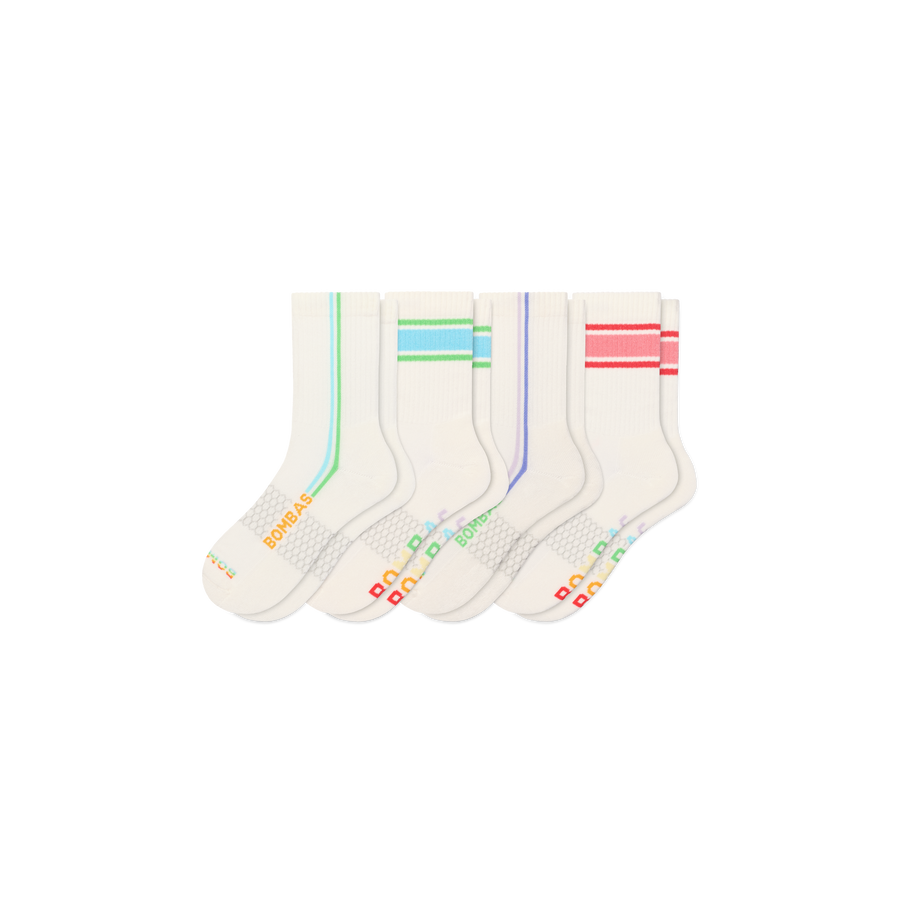 Pride Half Calf Sock 4-Pack - Everyday Crew Support