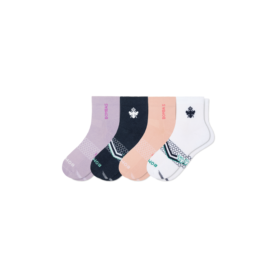 Women's All Sport Quarter Sock 4-Pack - Daily Hike Support