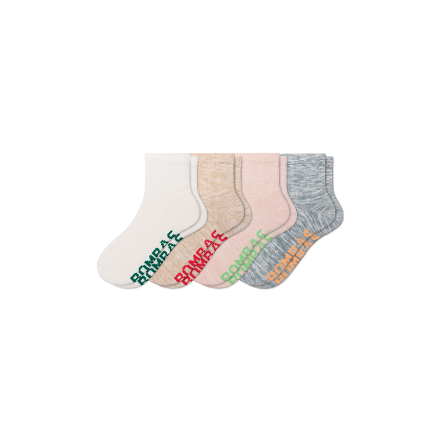 Women's Summer Ragg Quarter Sock 4-Pack - Weekend Crew Rotation