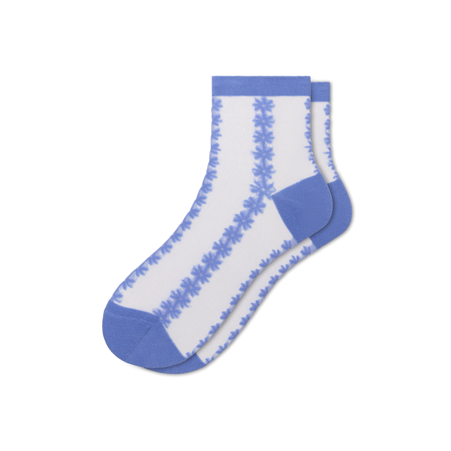 Women’s Sheer Quarter Socks - Studio Lounge Wear