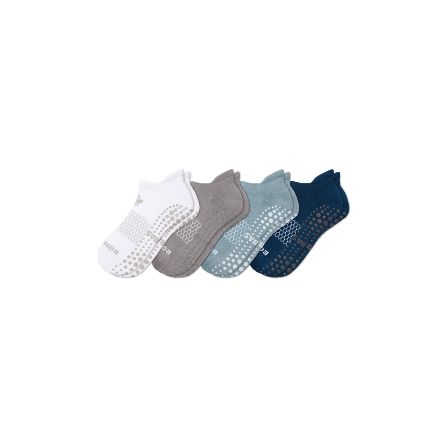 Women's Gripper Ankle Sock 4-Pack - Easy Weekend Wear