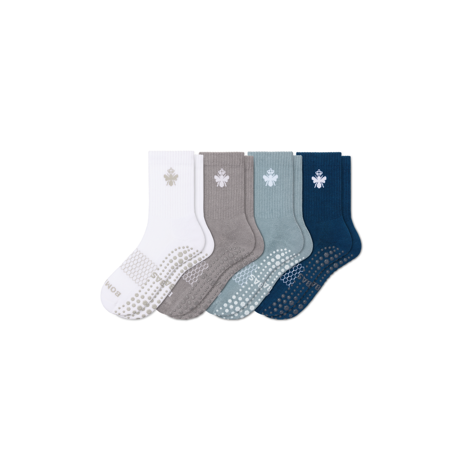 Men's Gripper Half Calf Sock 4-Pack - Studio Wear