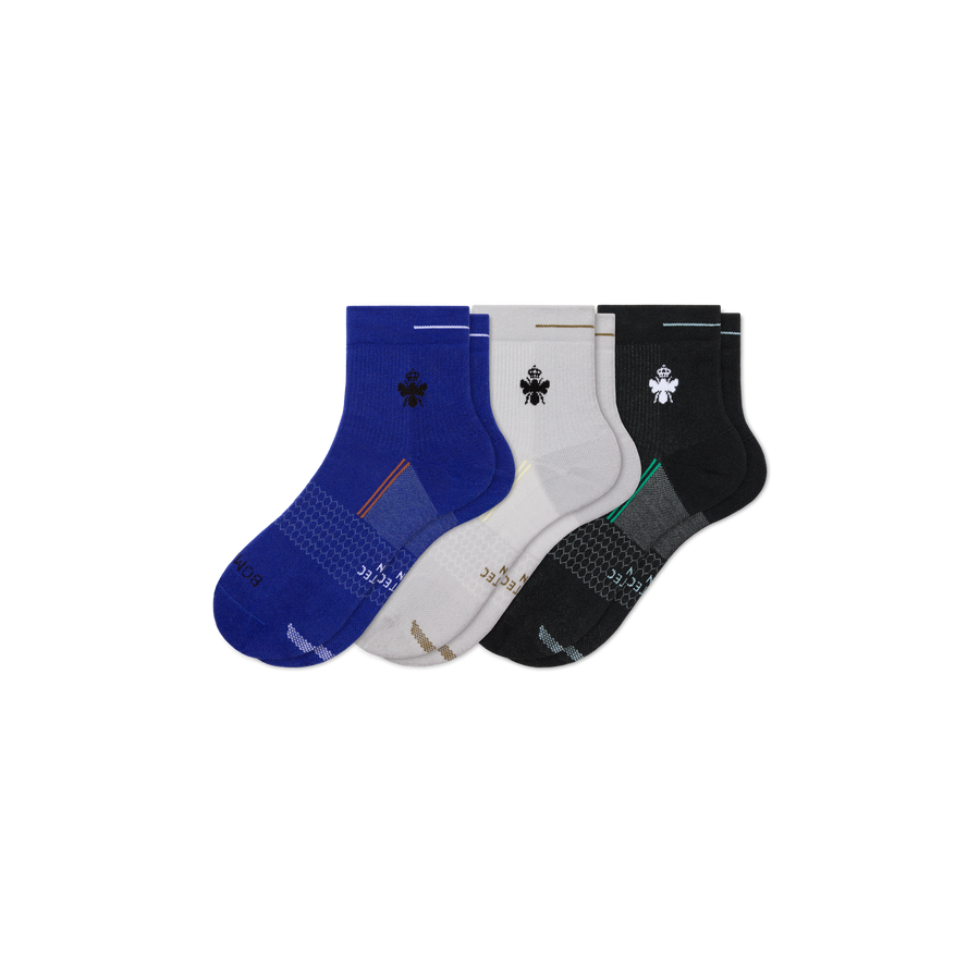 Men's Run Quarter Sock 3-Pack - Studio Rotation