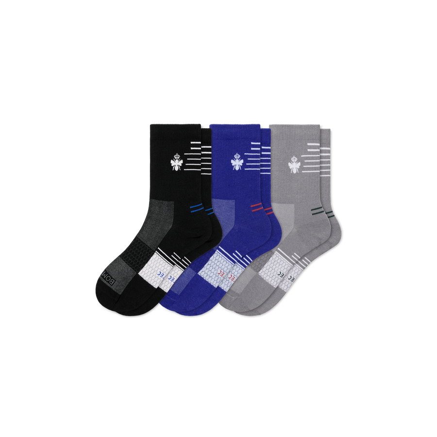 Men's UltraLite Sport Half Calf Sock 3-Pack - Smooth Studio Pair