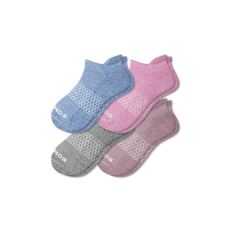 Women's Marl Ankle Sock 4-Pack - Everyday Crew Comfort
