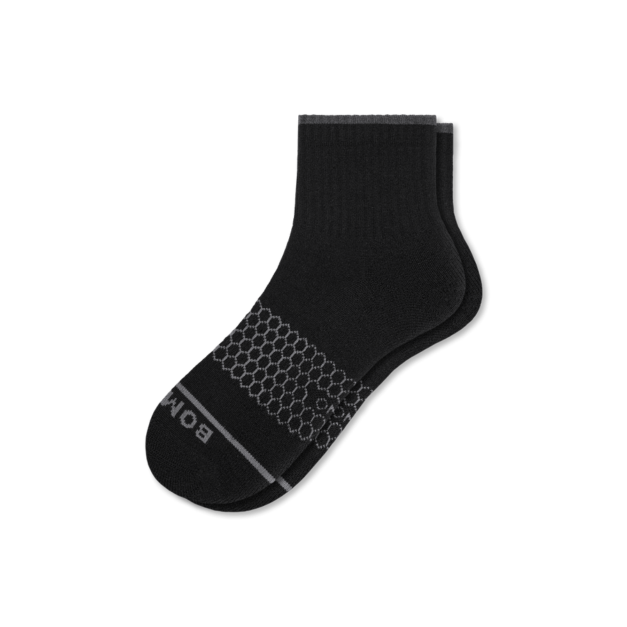 Men's Merino Wool Blend Quarter Socks - Modern Trail Pair