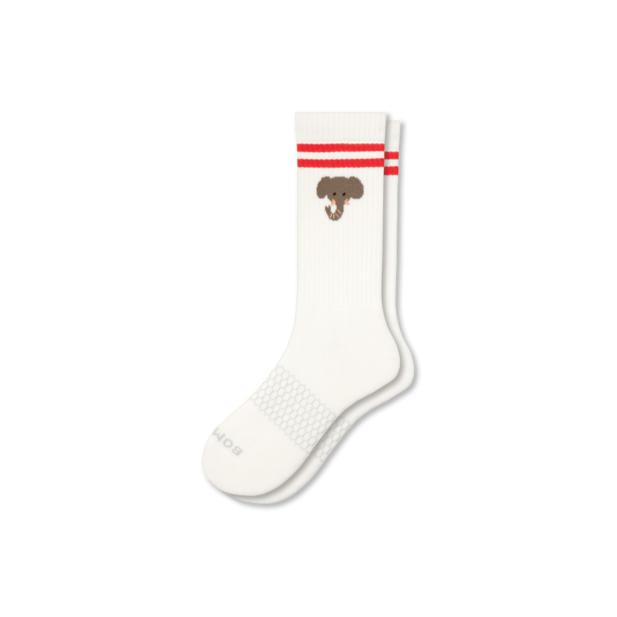 Men’s Safari Stripe Calf Socks - Breathable Hike Move