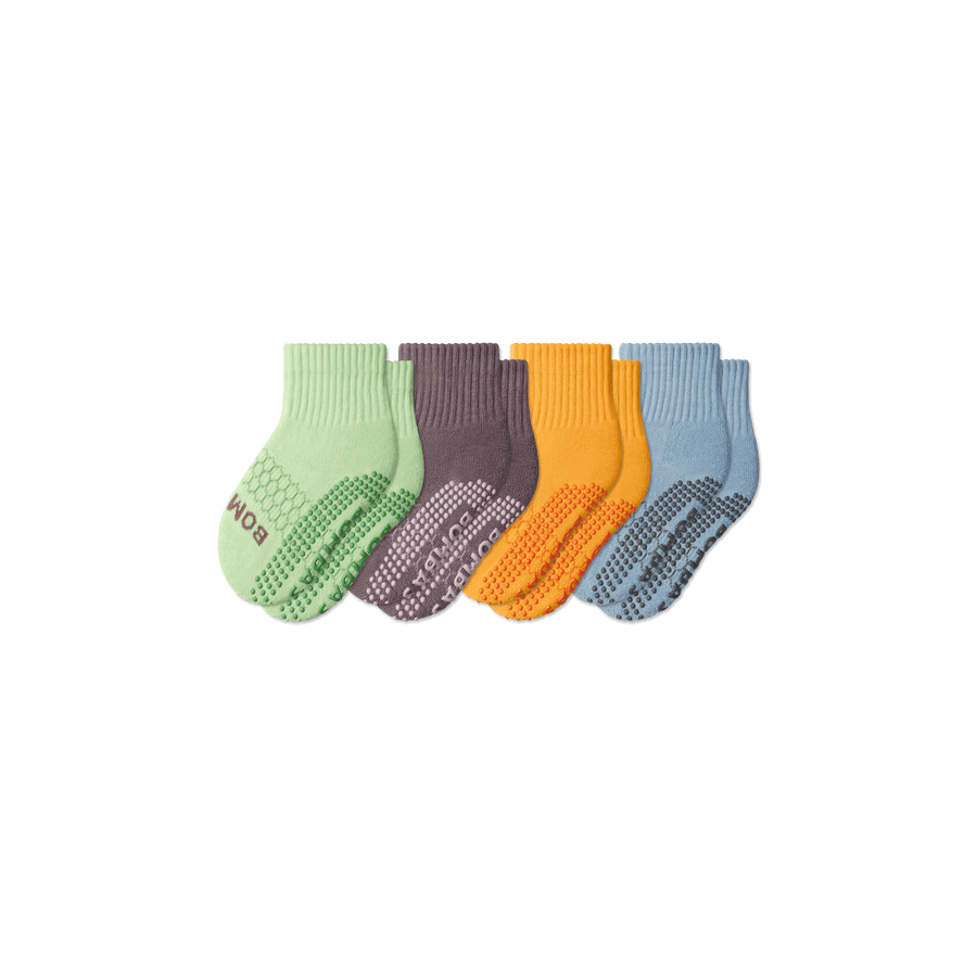 Toddler Gripper Calf Socks 4-Pack - Studio Step