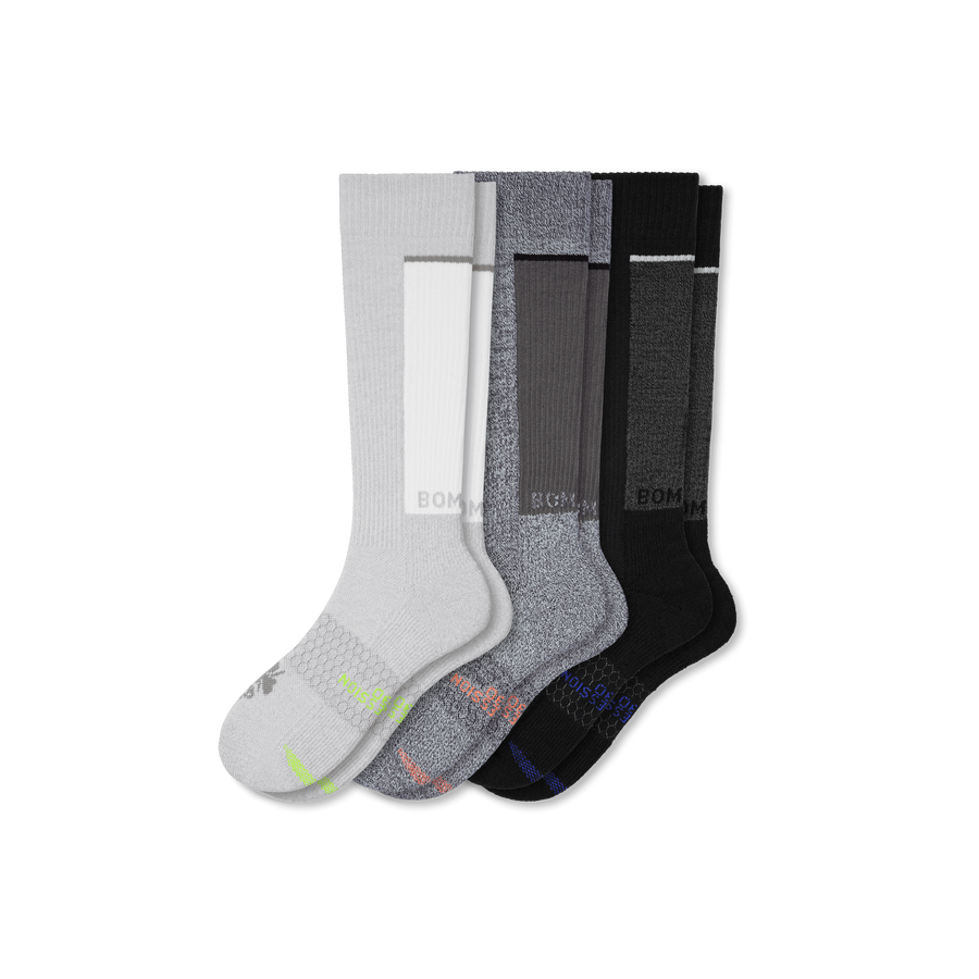 Women's Performance Compression Knee High Sock 3-Pack (20-30mmHg) - Active Recovery Support