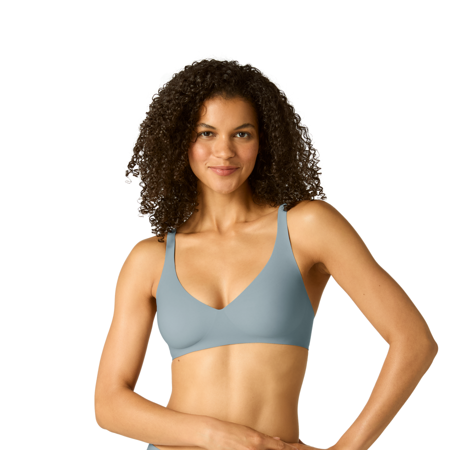 Women's No Show Plunge Bralette - Seamless Layer Hold