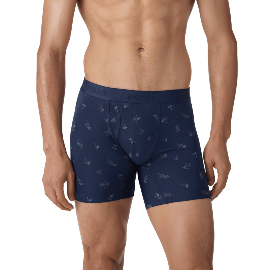 Men's Cotton Modal Blend Boxer Brief 6" - Soft Flex Ease