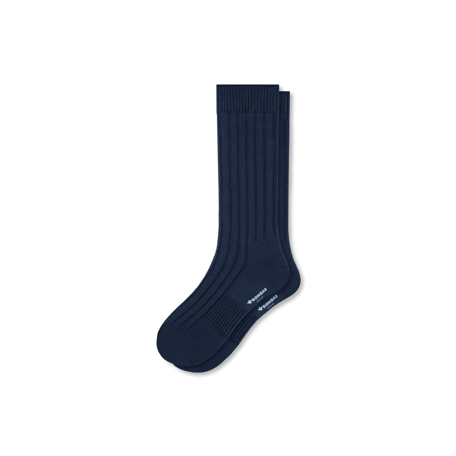 Men's Vintage Rib Calf Socks - Outdoor Weekend Wear