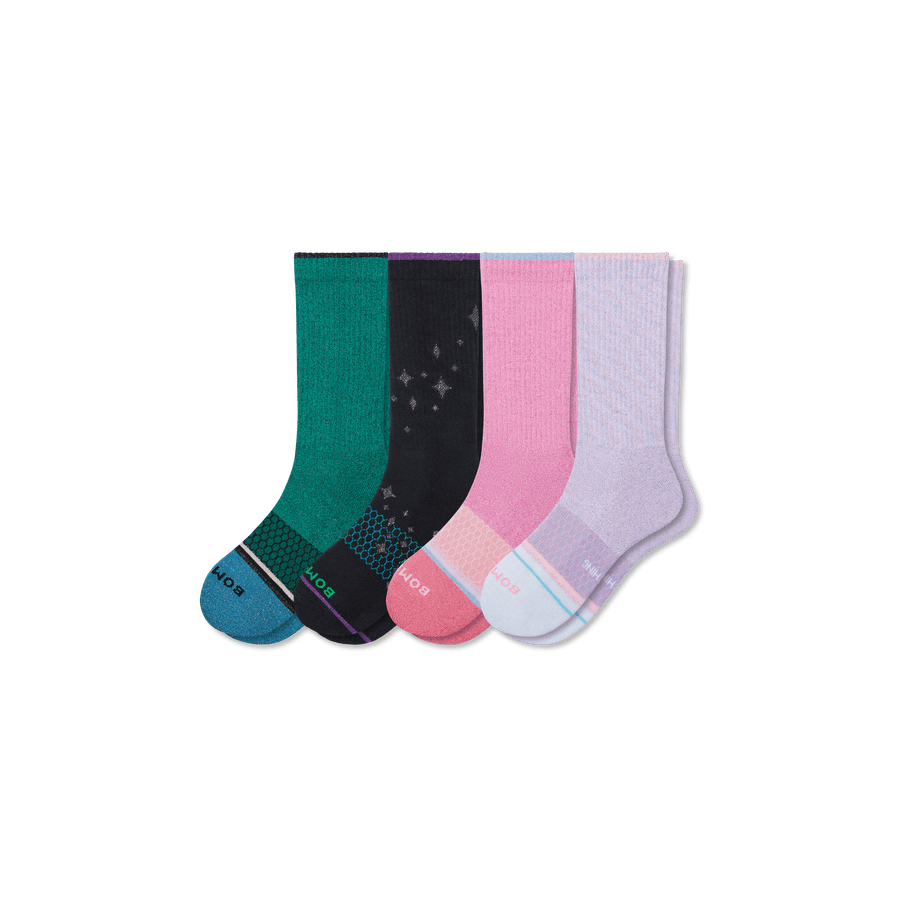 Wicked X Bombas Calf Sock 4-Pack - Active No Show Support