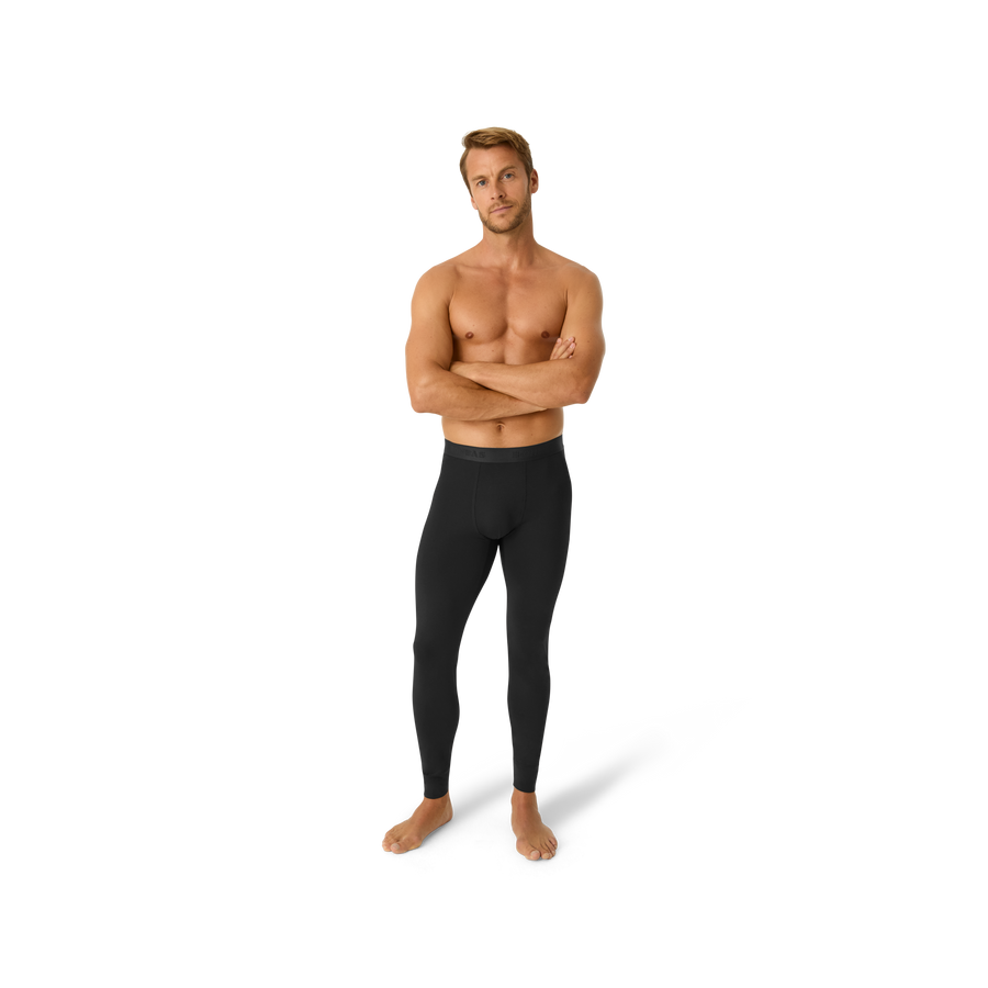 Men's Cotton Modal Blend Long Underwear - Smooth Stretch Ease