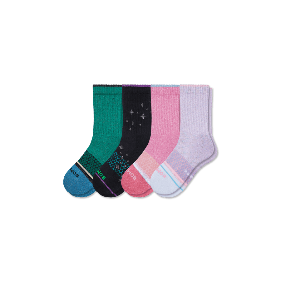 Youth Wicked X Bombas Calf Sock 4-Pack - Weekly Rotation