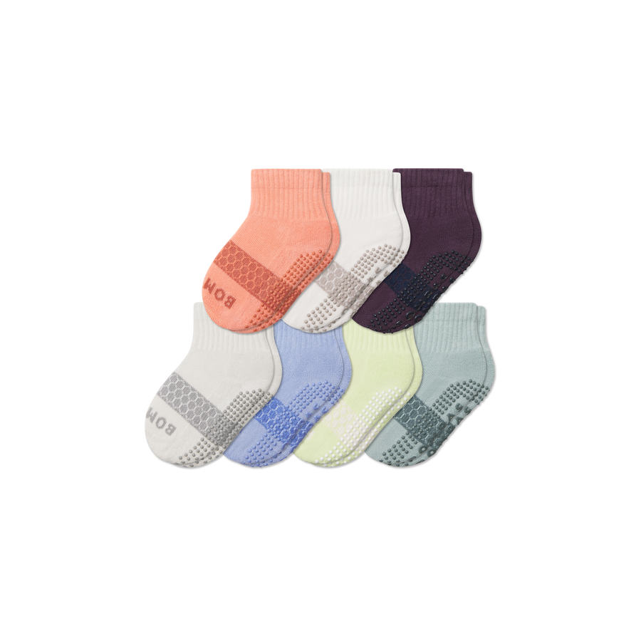 Toddler Week of Bombas Gripper Calf Sock 7-Pack - Cozy Weekend Move