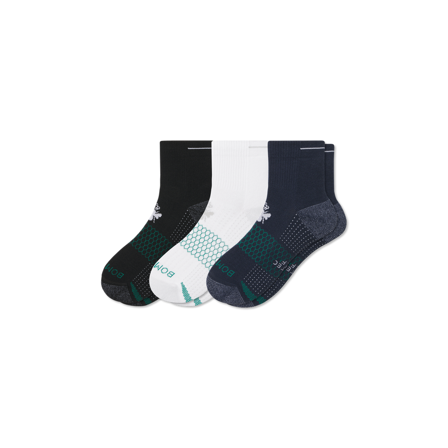 Women's Golf Quarter Sock 3-Pack - Run Wear