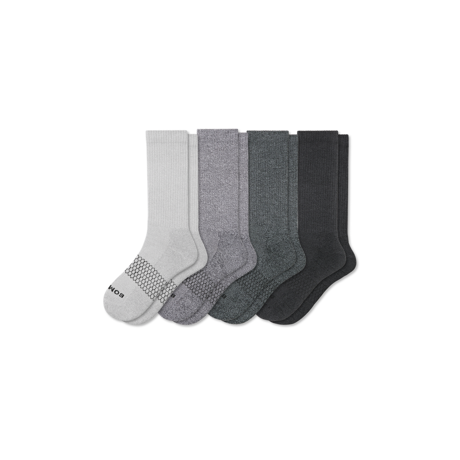 Women's Marl Calf Sock 4-Pack - Outdoor Ankle Step