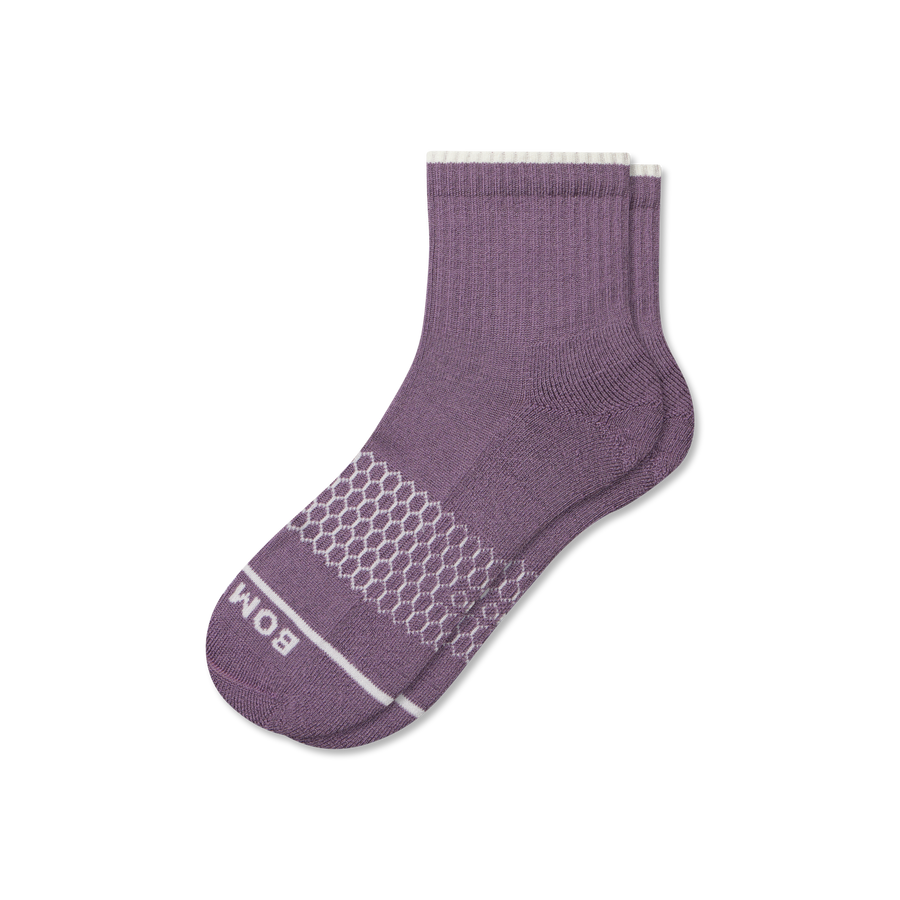 Women's Merino Wool Blend Quarter Socks - Trail No Show Move