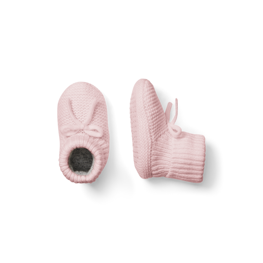 Baby Bow Gripper Slipper - Light Ease