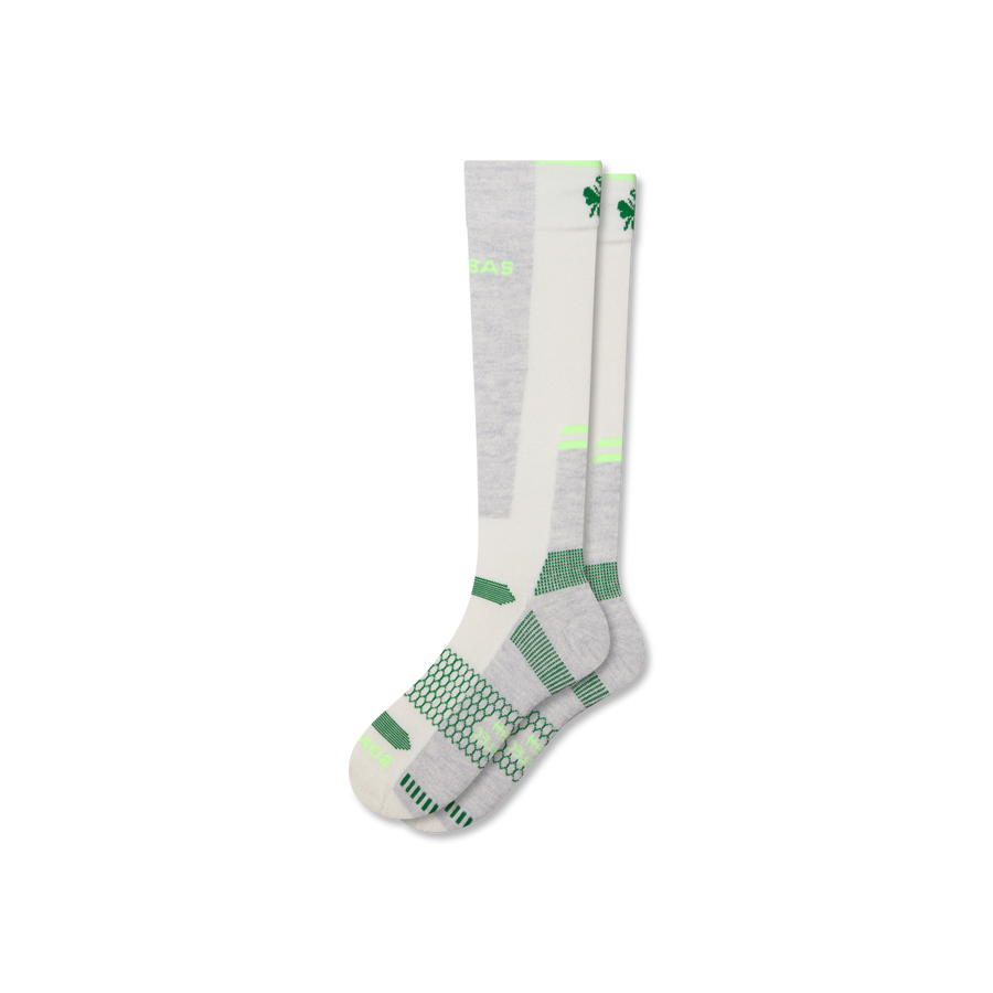 Men's Mid-Cushion Merino Wool Blend Ski & Snowboard Socks - Smooth Run Cushion