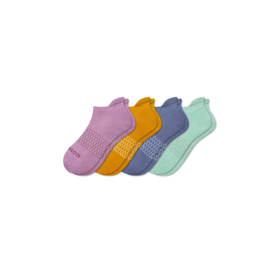 Youth Solids Ankle Sock 4-Pack - Trail Weekend Step