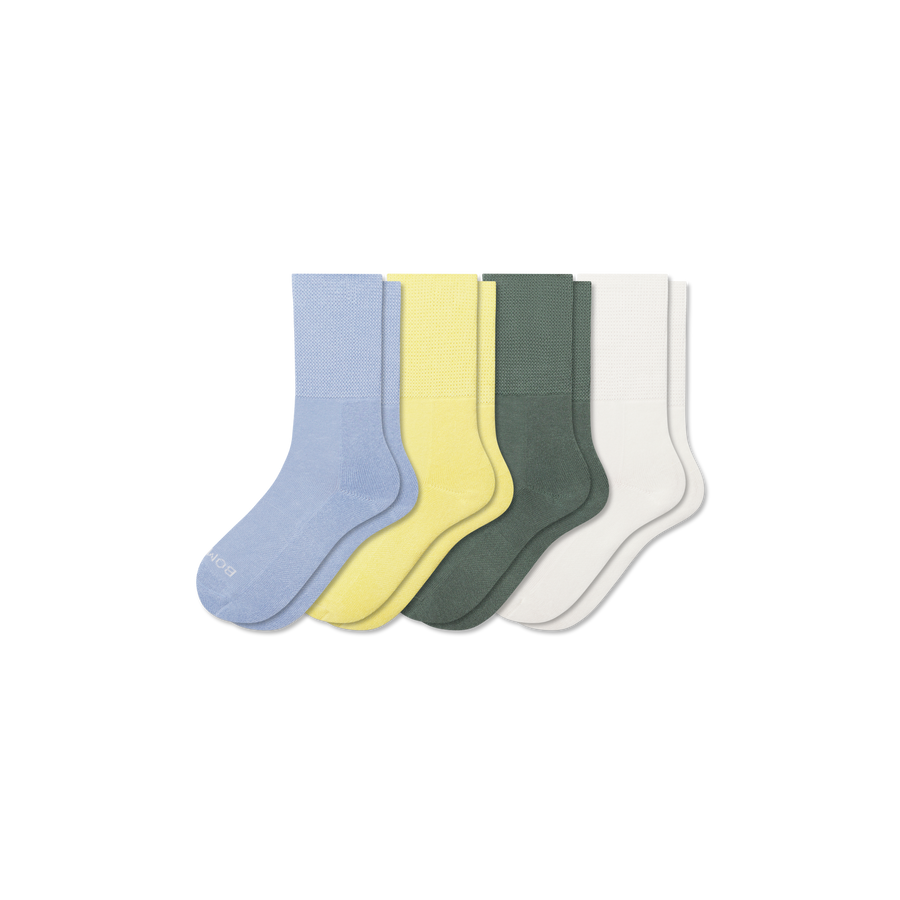 Youth Ultra Stretch Calf Sock 4-Pack - Weekend Everyday Fit