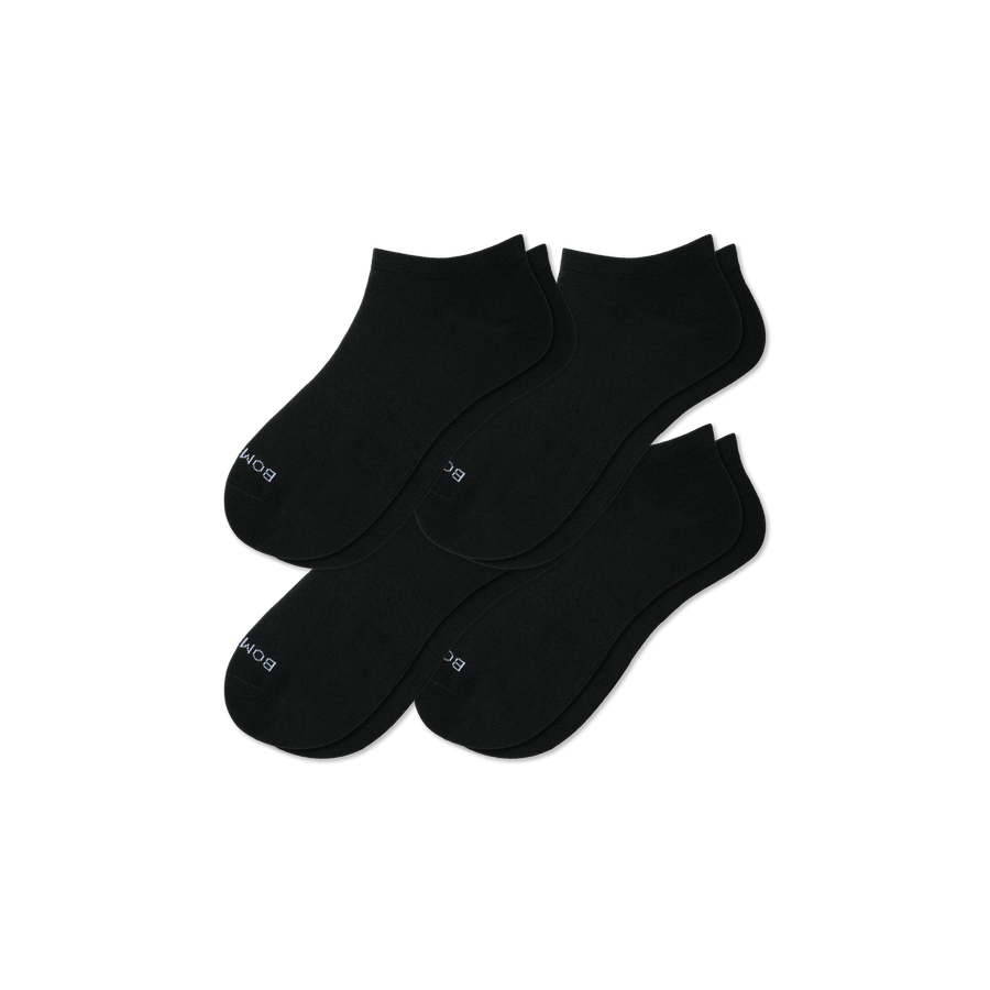 Women's Lightweight Ankle Sock 4-Pack - Breathable Ankle Comfort