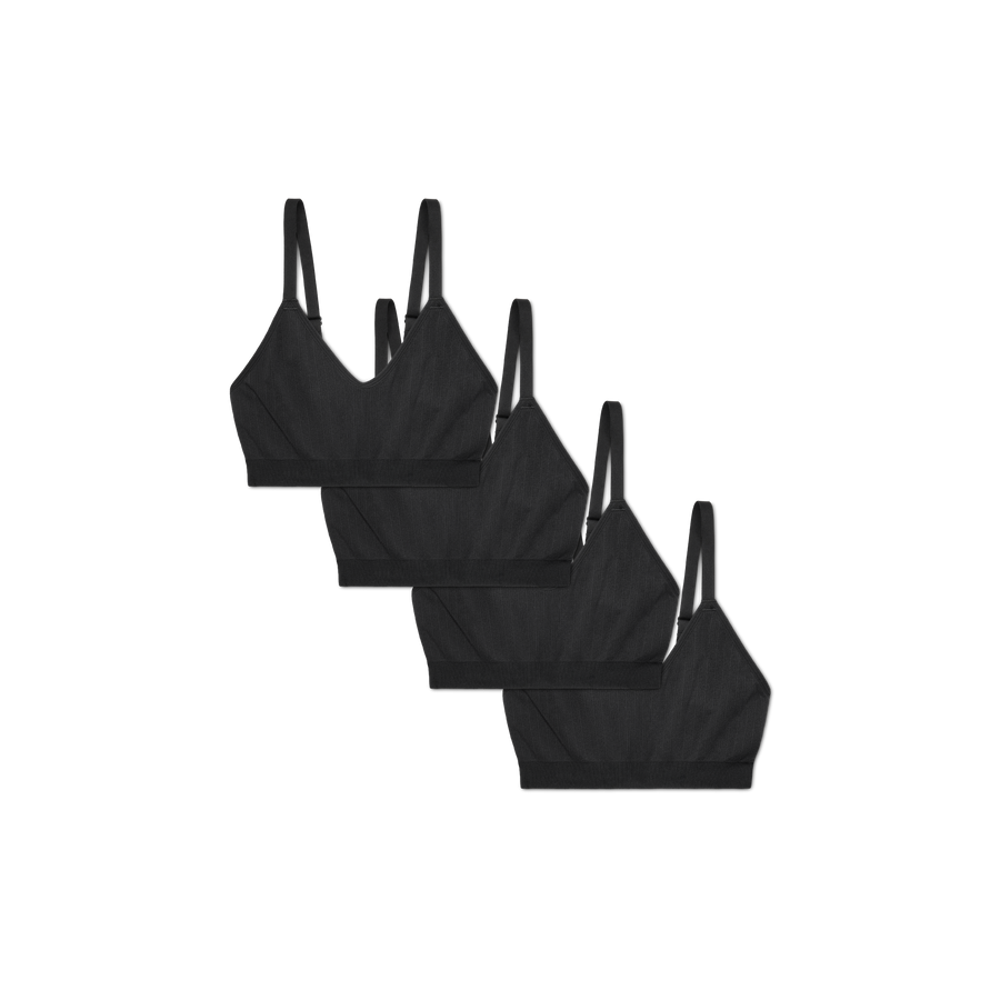 Women's Seamless Scoop Bralette 4-Pack - Light All Day Shape