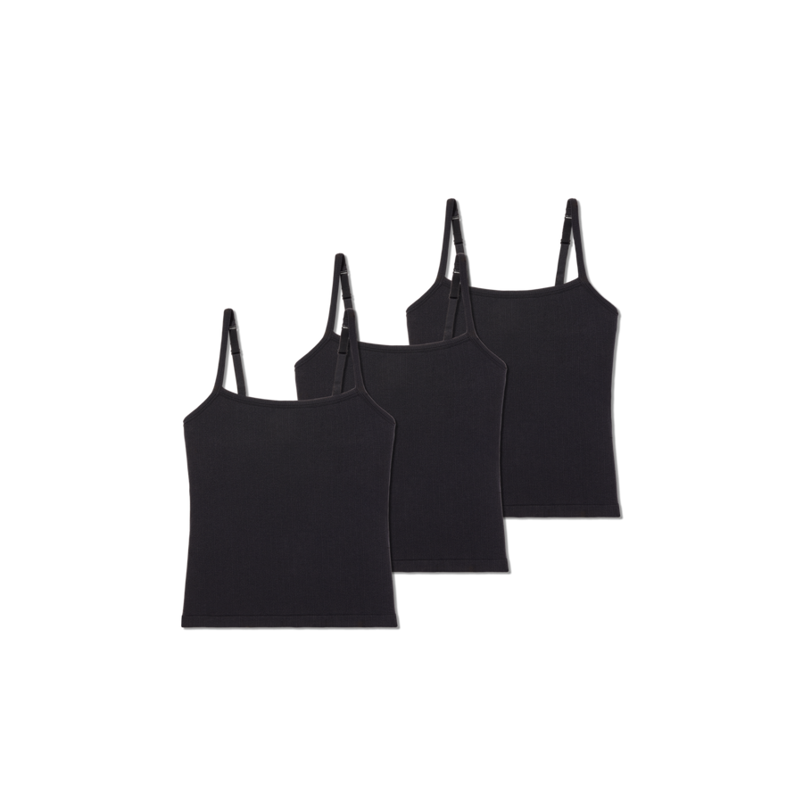 Women's Built-In Bra Seamless Cami 3-Pack - Stretch All Day Shape