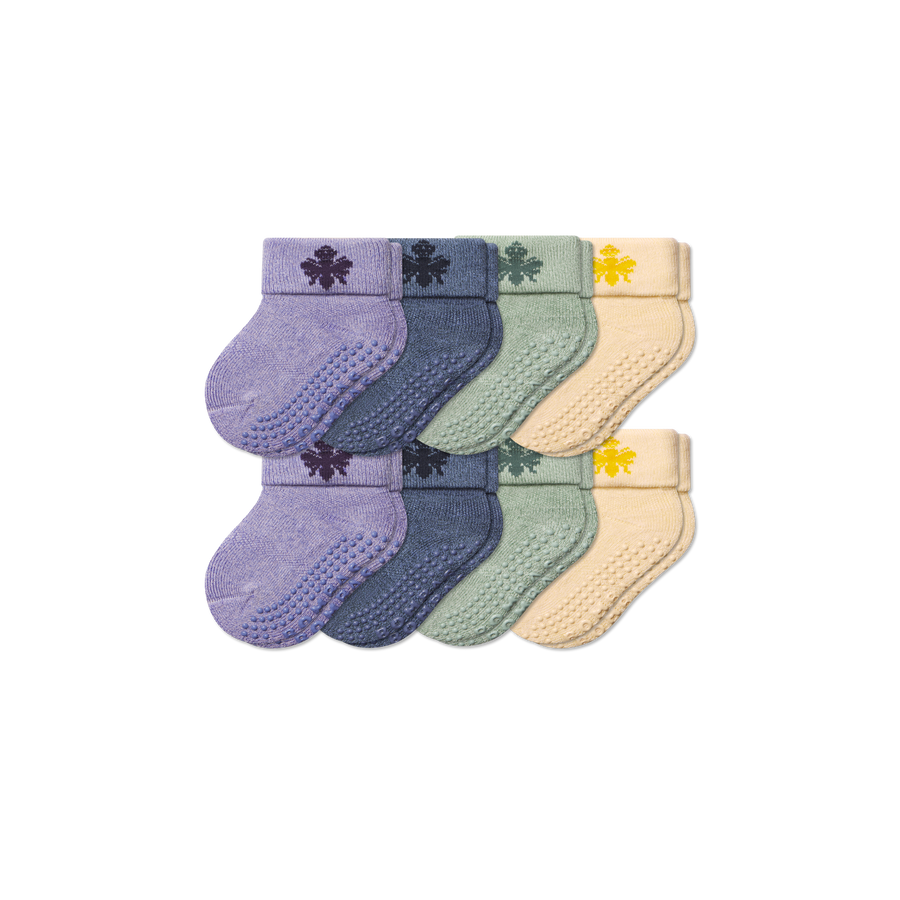 Baby Gripper Sock 8-Pack (6-12 Months) - Studio Court Comfort