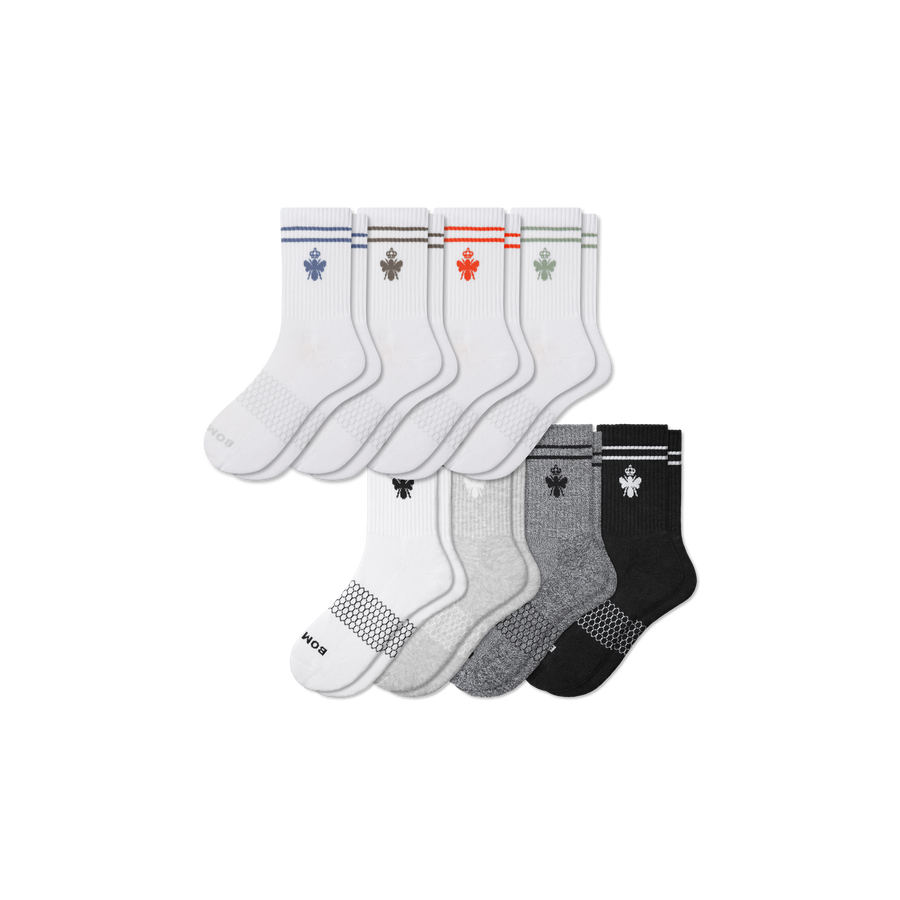 Men's Originals Half Calf Sock 8-Pack - Everyday Home Cushion