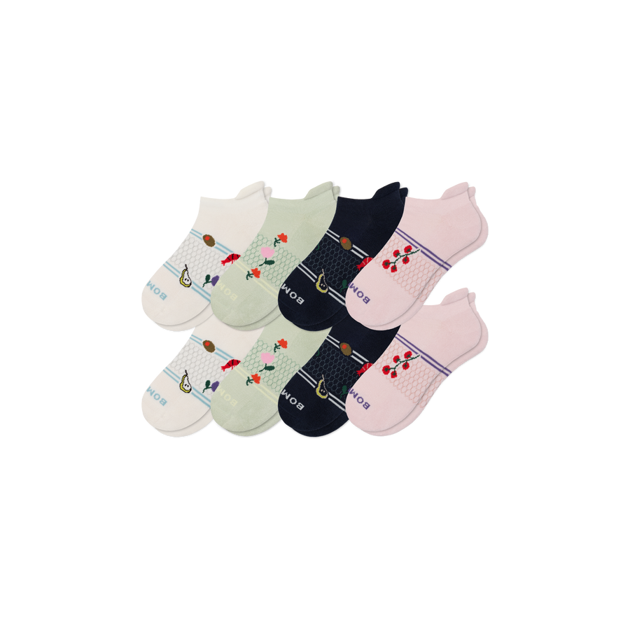 Women's Dinner Party Ankle Sock 8-Pack - Smooth Comfort