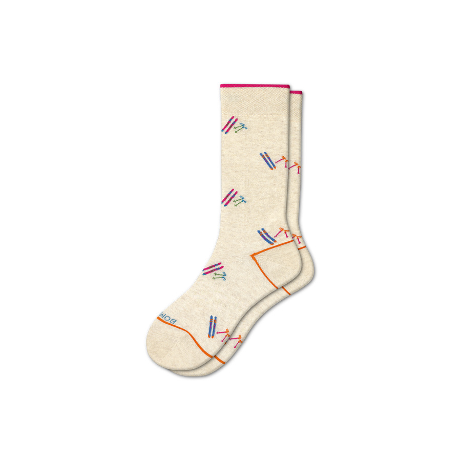 Women's Lightweight Chalet Calf Socks - Breathable Everyday Comfort